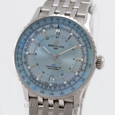 Breitling Navitimer GMT 41 Ref A32310171C1A1 Steel Ice Blue